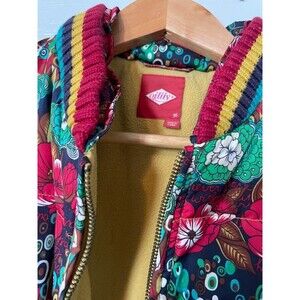 OILILY womens Size 36 Down Filled  Puffer  Vest Zipper In Front with pockets